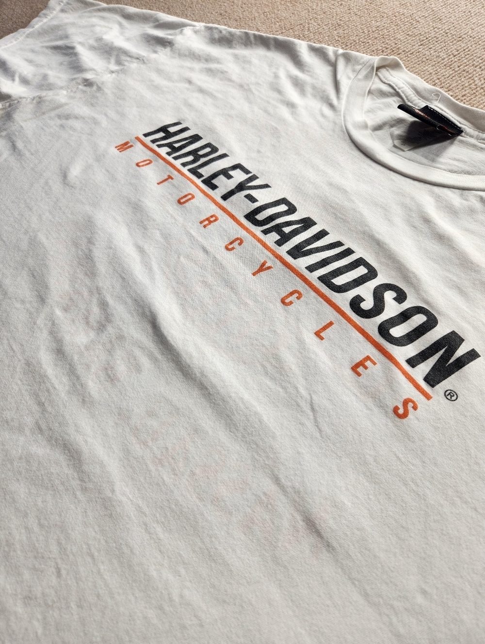 Harley-Davidson Nassau Bahamas Graphic Men's T-Shirt White Size 2XL